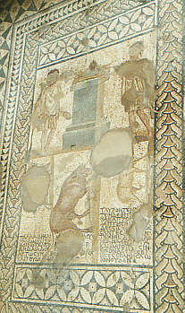Mosaic at Skala roman villa