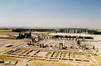 General view over the Persepolis area