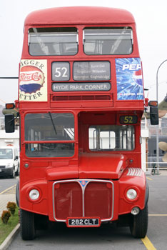 A London bus in Istanbul