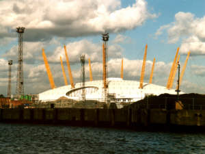 The Dome, seen from the Thames